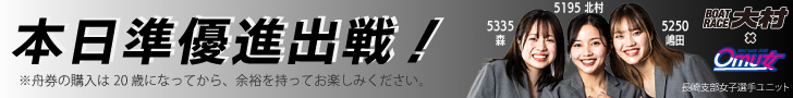 ボートレース大村 本日準優進出戦！